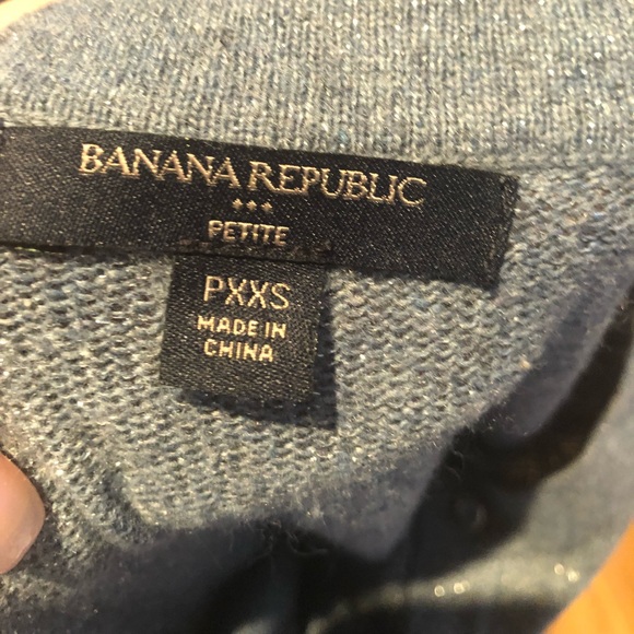 Banana Republic Blue Cardigan Size PXXS - Picture 5 of 5
